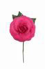 Rose de taille moyenne rose unie CH. Fleur en tissu. 9cm 2.025€ #50034ROSAMDNFX