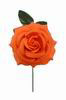 Flor Rosa Grande en Tela. 15cm. Naranja 3.020€ #50034415021NRNJ