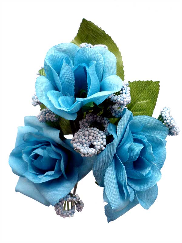 Bouquet de Fleurs de Flamenca pour Fillettes. Caracola Turquoise