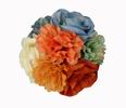 Bouquet de Flamenca Tons Oranges et Bleus 14.880€ #50657BU2NJAZ