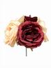 Ramilletes de Flores de Tela para Feria en Granate y Beige. 22cm 16.530€ #50657ME2GRNTBG