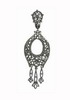 Silver Earrings for bride ref. 4798N 83.850€ #505364798N