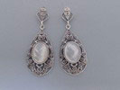 Openwork Silver and Marcasite Earrings 78.510€ #500629059013