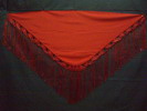 Red handmade shawl 36.030€ #505873ROJO35OLMO