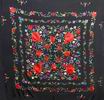 Handmade Embroidered Shawl of Natural Silk. Ref. 1010612NGCL 190.080€ #500351010612NGCL