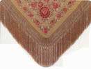 Handmade Embroidered Shawl of Natural Silk. Ref.1011056 1305.780€ #500351011056