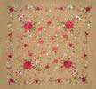 Manila embroidered shawl ref. 811 Ochre Embroidered Colours 380.000€ #501540811TC