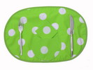 Individual Tablecloth - Pistachio with Polka Dots 5.500€ #504920035