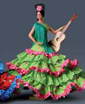 Flamenco Dolls from Spain  - 34 cm