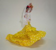 Poupée traditionnelle flamenco 21cm Jaune 12.550€ #50574606