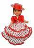 フラメンコ人形 赤いコルドベス帽子. 25cm 14.460€ #50010202SMBRJ