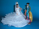 Bride and Bullfighter. Wedding cake couple. 15cm 13.000€ #50574738-750