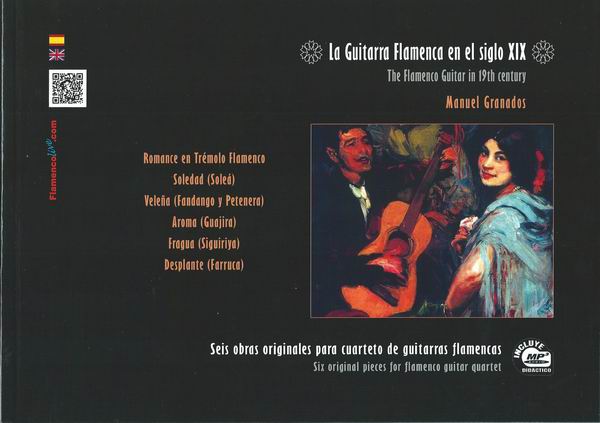 楽譜+MP3CD 『La Guitarra Flamenca en el Siglo XIX』Cuarteto Al-Hambra por Manuel Granados