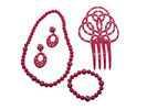 Fuchsia Set of Flamenco Accessories for Girls. 17.025€ #50349LUNARNINAFX
