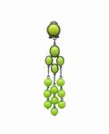 Plastic Flamenco Earrings ref. 2794. Pistachio Green 8.264€ #503492794PSTCHO