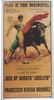 Poster of the Monumental Bullfighting of Madrid. Bullfighters Joselito and Rivera Ordoñez 10.120€ #500190512