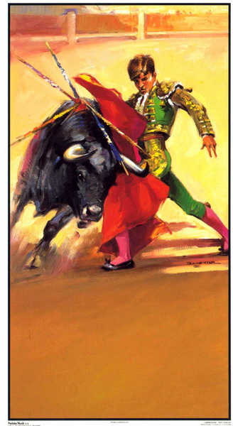 The bullfighting posters with bullfighting scenes ref. 207