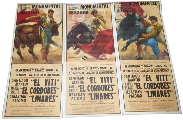 Bullfighting Poster Size XL