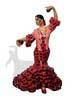 Flamenca with polka dots costume. Barcino. Red. 13cm 10.510€ #5057911068