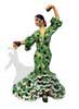Flamenca avec costume mosaïque. Barcino. Vert. 20.5 cm 20.250€ #5057910931