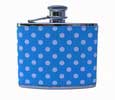 Blue and white polka dots Hip flask 0.000€ #504920051