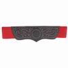 Cinturones Camperos de Señora con Elastico en Rojo Piel Picado y Pespunteado 24.630€ #503117001-80RJ