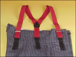 Suspenders for men With Cord Buttonhole