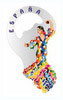 Bottle opener magnet flamenco dancer Gaudi dress
