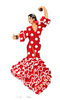 Magnet Flamenco dancer in red and white polka dots dress. 3.000€ #5057928932