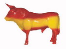 Bull with Spanish Flag. 27cm