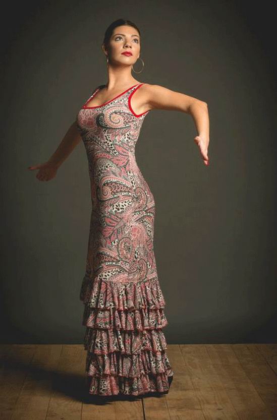 Vestido Flamenco Javea. Ref. 3883