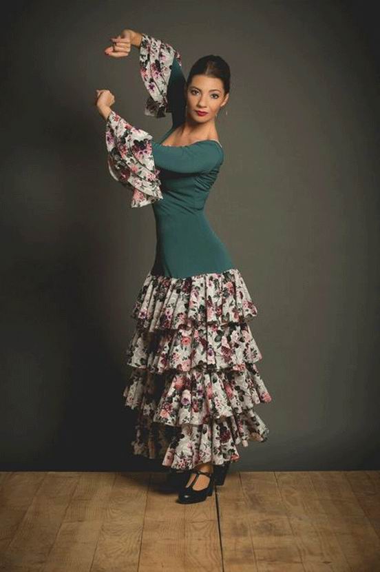 Flamenco Dance Dress Novelda. Ref. 3878