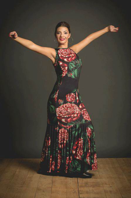 Vestido para Baile Flamenco Redueña. Ref. 3889