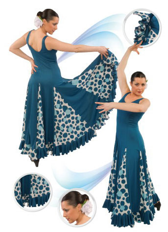 フラメンコダンスドレス