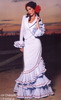 Ladies flamenco outfits: mod. Orquidea con chalequillo 670.000€ #50556C/1630/9543-A
