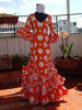Outlet. Flamenca outfit Manantial Orange T.42 200.000€ #50115MANANTIALNJ42