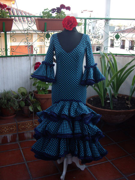 Outlet. Trajes de Flamenca Milagro T.38, Trajes de Flamenca Moda Flamenca Vestido de