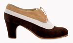 Flamenco Shoes from Begoña Cervera. Blucher Tricolor 123.140€ #50082M55