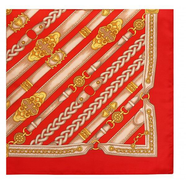 Pañuelo para Traje Campero (Fajin). Ref.53 Tono Beig y Rojo