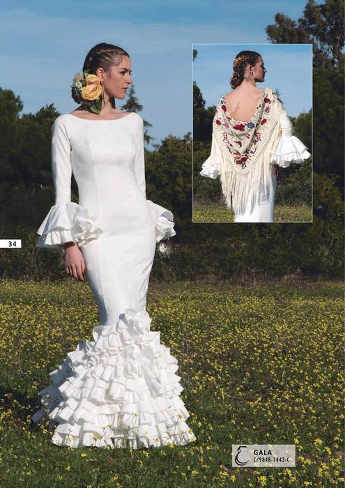 Robe Flamenco Modele Gala Elegance et Tradition Flamenco Spain