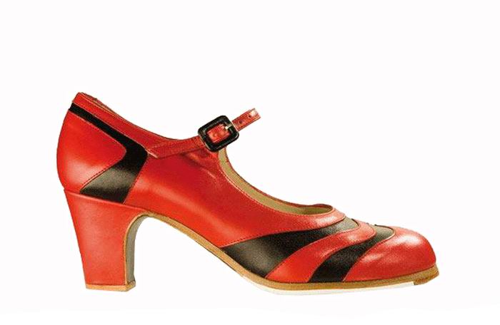 Bicolor. Zapato Flamenco Personalizado Begoña Cervera.