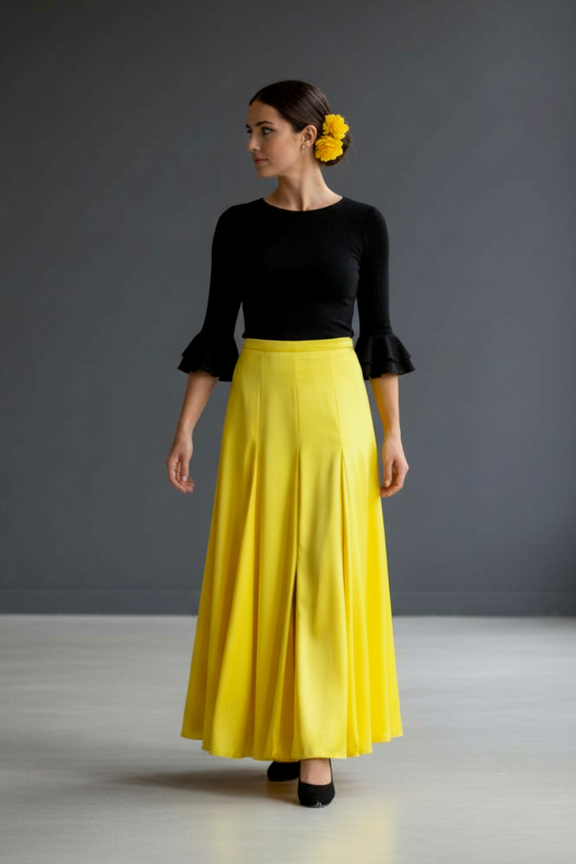 Falda modelo Español con mucho vuelo