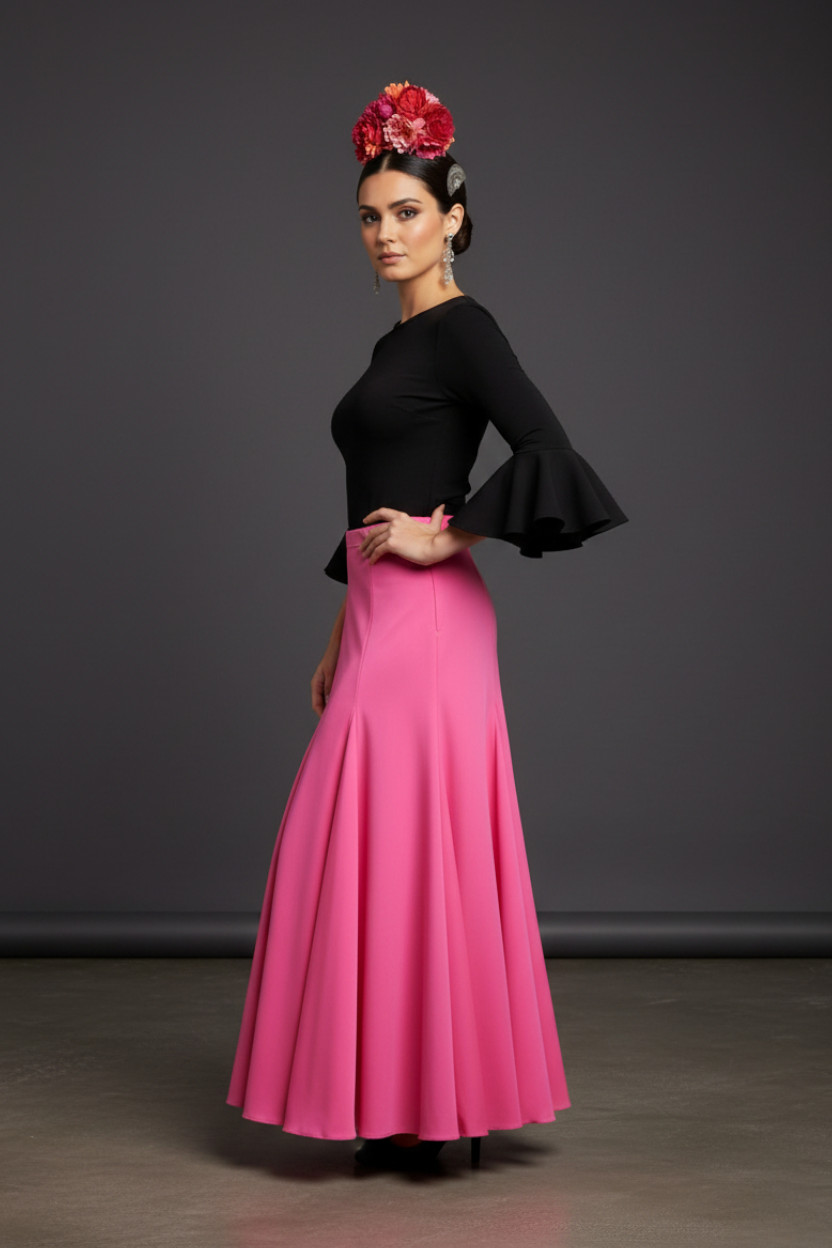 Falda modelo Español con mucho vuelo