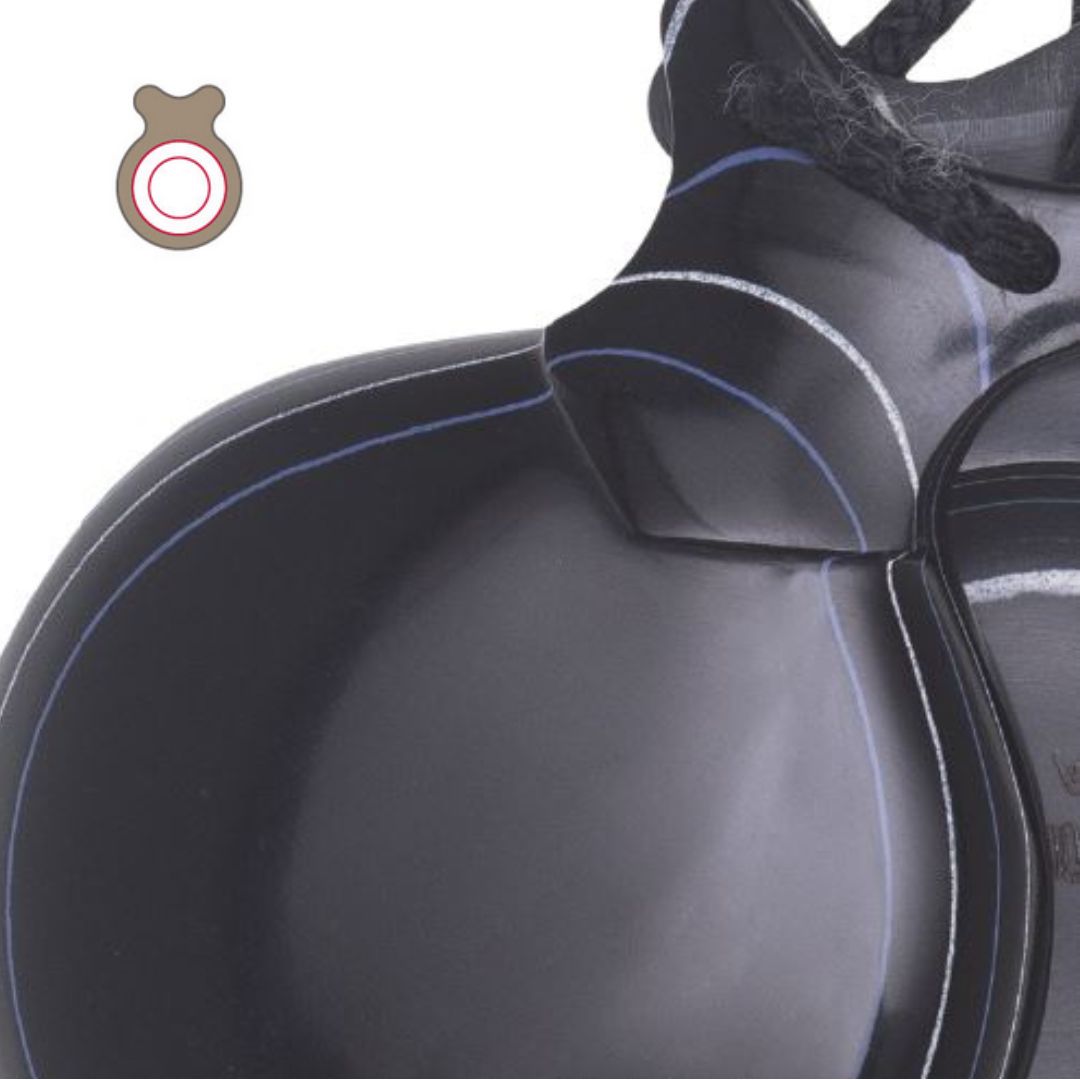 カプリチョ・ブラック・グラス・カスタネット。ダブルボック. Castañuelas del Sur