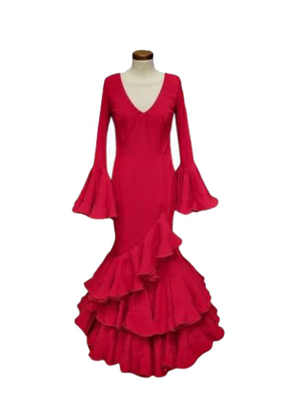 Talla 44. Traje de Flamenca. Mod. Argentina Rojo
