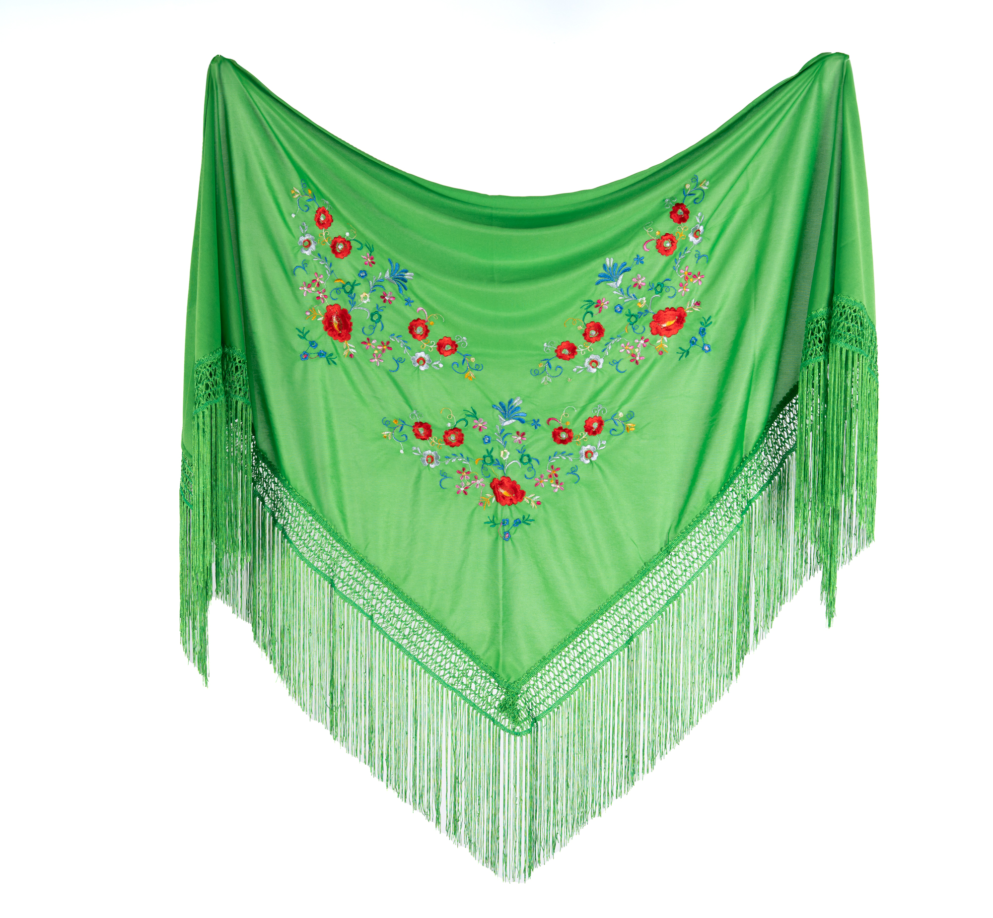 Mantoncillo Bordado para Trajes de Flamenca. 160cmX80cm