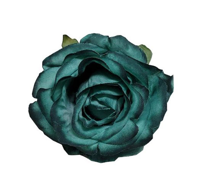 Mini Rosa Granada. 7cm. Verde Botella