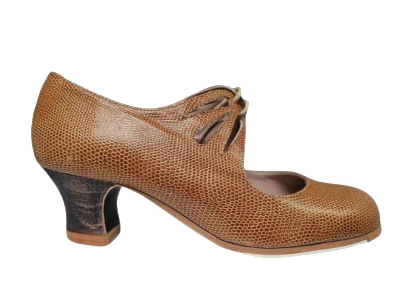 Chaussures de Flamenco Begoña Cervera. Cordonera Calado