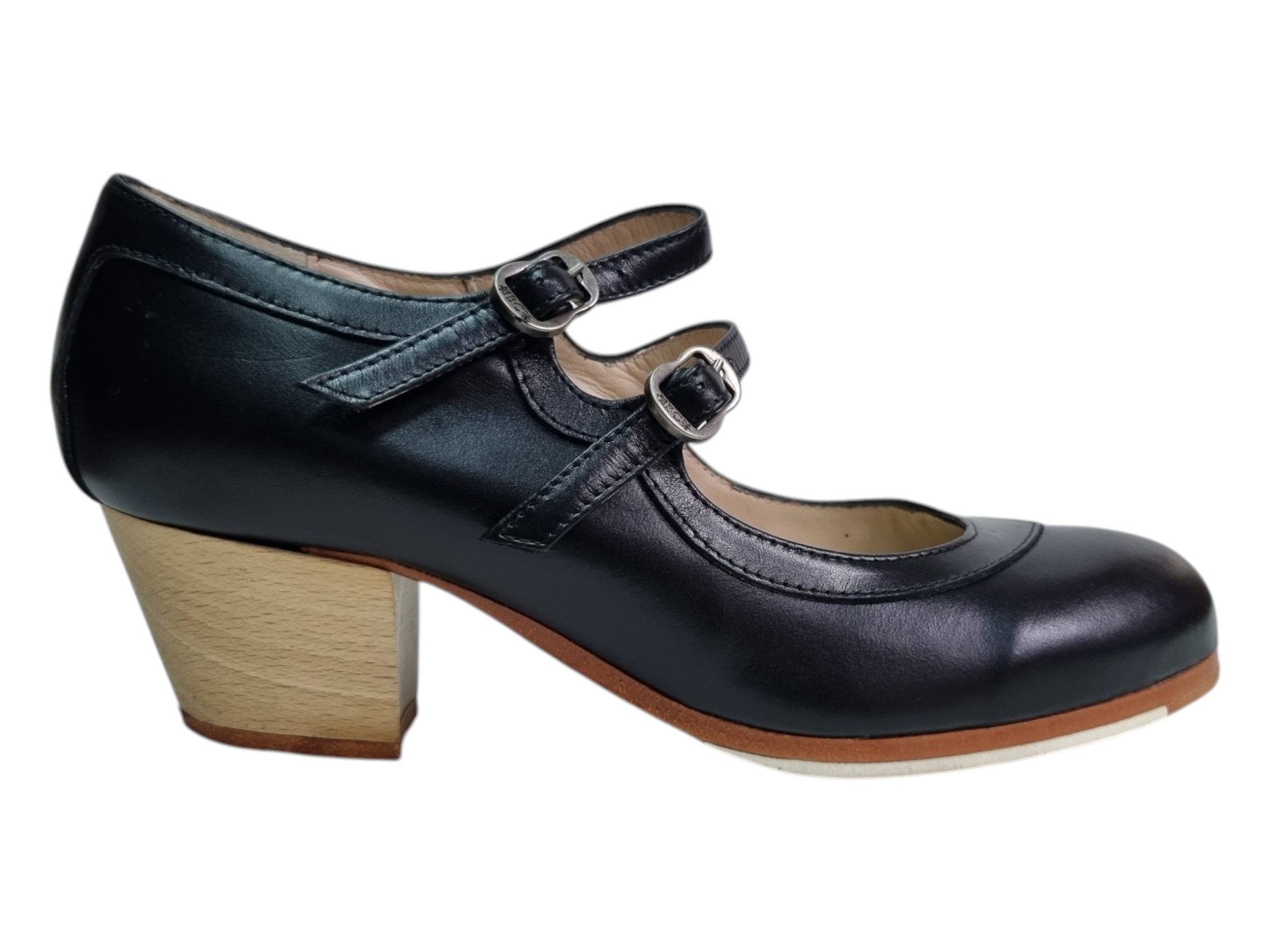 Zapato Flamenco Begoña Cervera. Dos Correas