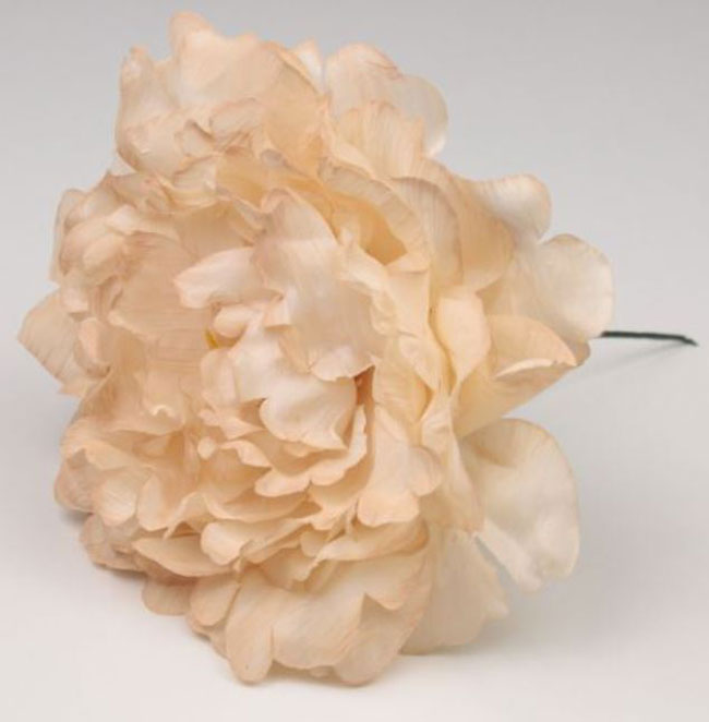 牡丹のフェリア。フラメンコフラワー。クリーム 。11cm。